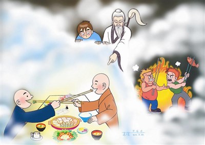 星雲說喻 天堂地獄的筷子