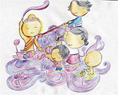 星雲說偈--僧院花