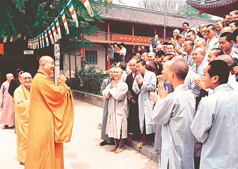 追憶台灣星雲大師 首次大陸弘法探親行