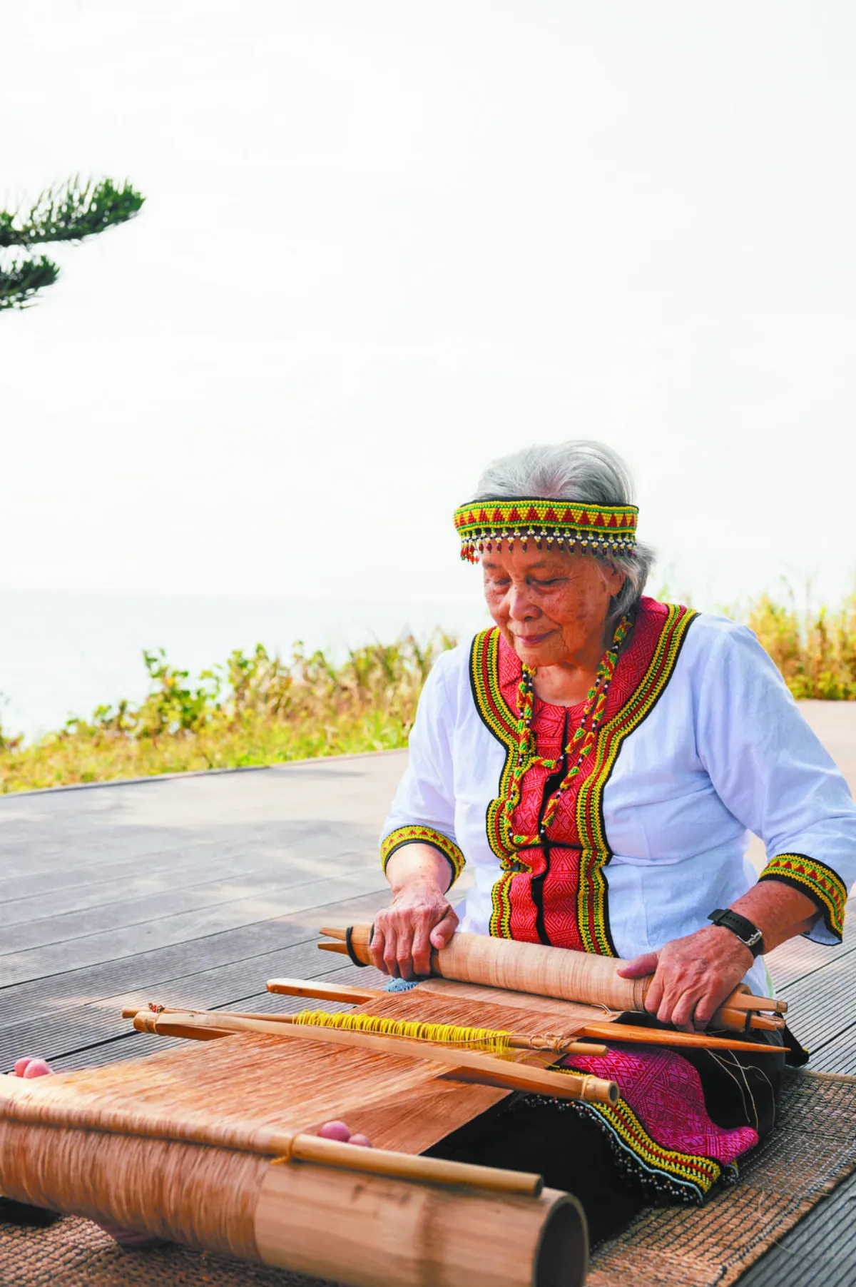 噶瑪蘭族技藝全球獨有84歲嚴玉英用生命傳承香蕉絲編織 人間福報
