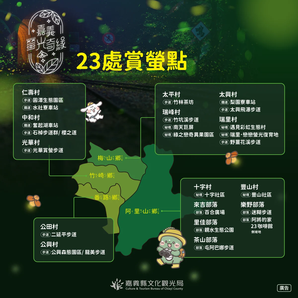 嘉義山區滿山螢光!4至5月螢火蟲最佳觀賞期 | 人間福報