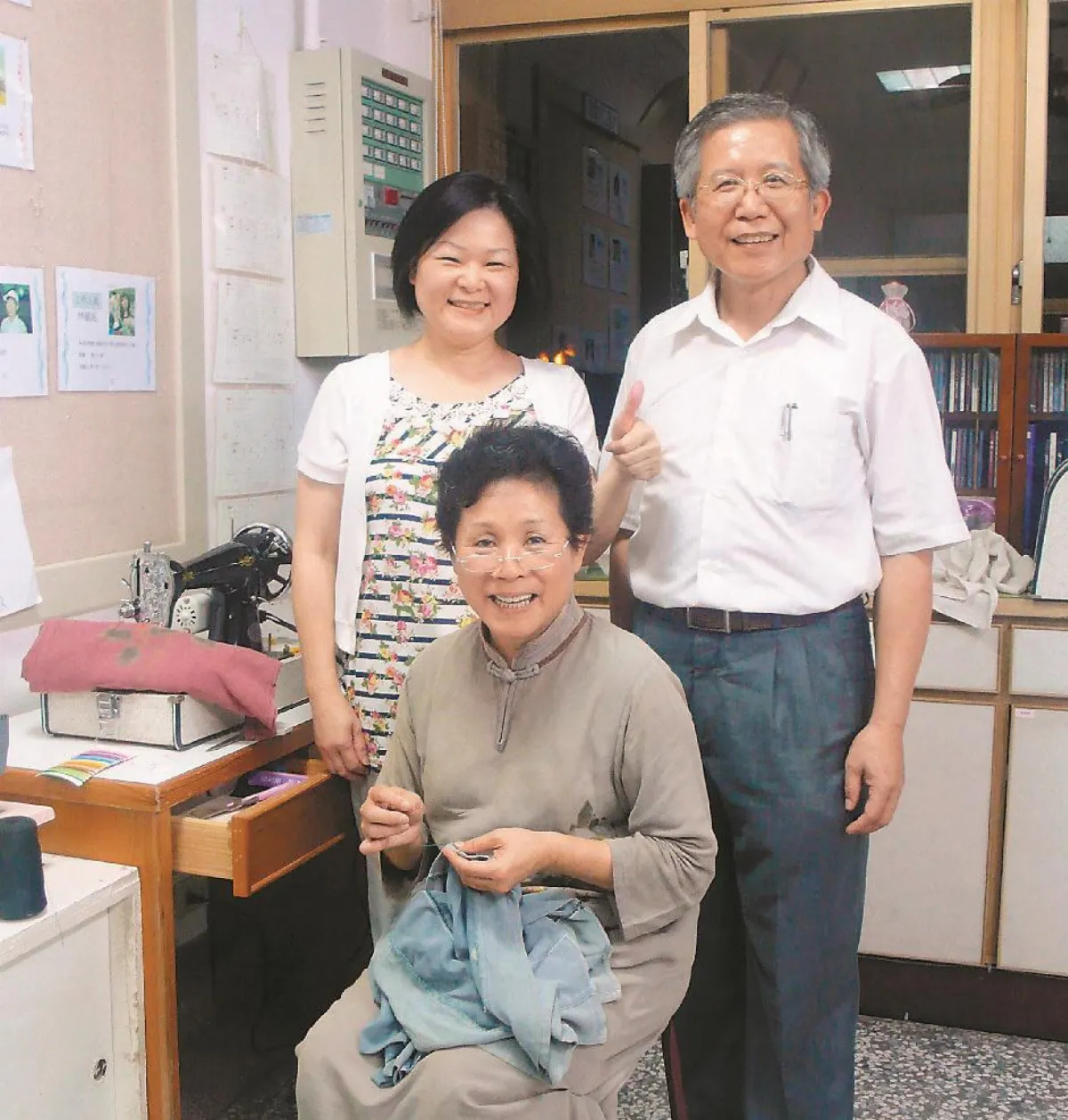 廖財保在大慈  人生如倒吃甘蔗