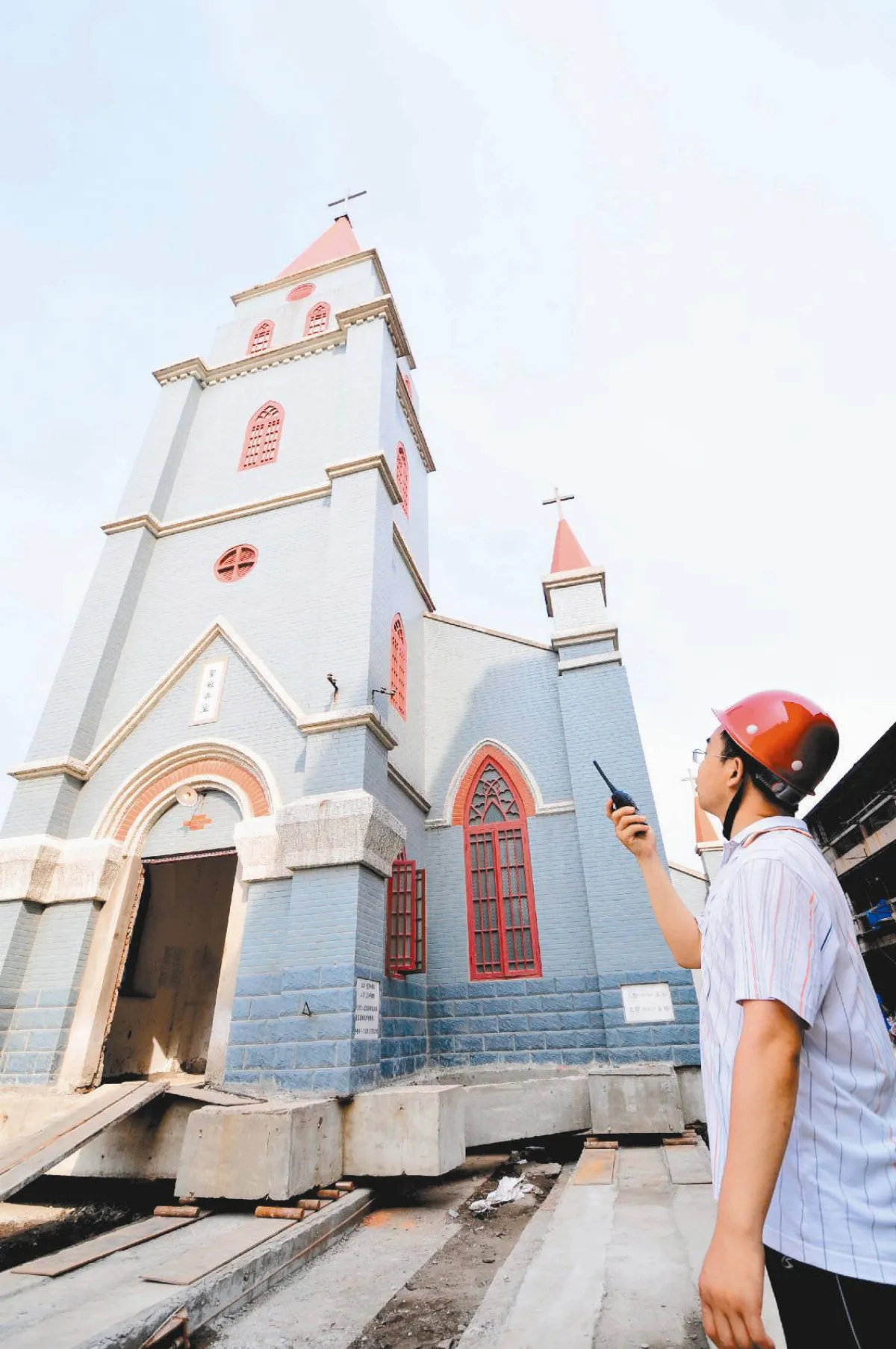 百年教堂 平移搬家