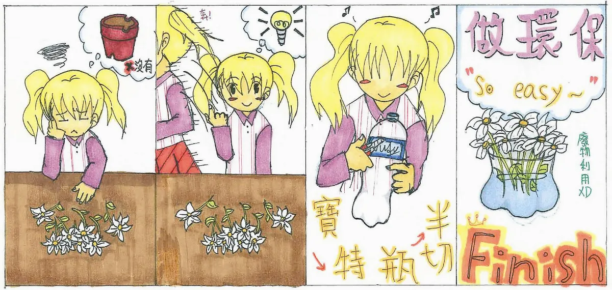 【原創組優勝】作品主題：環保