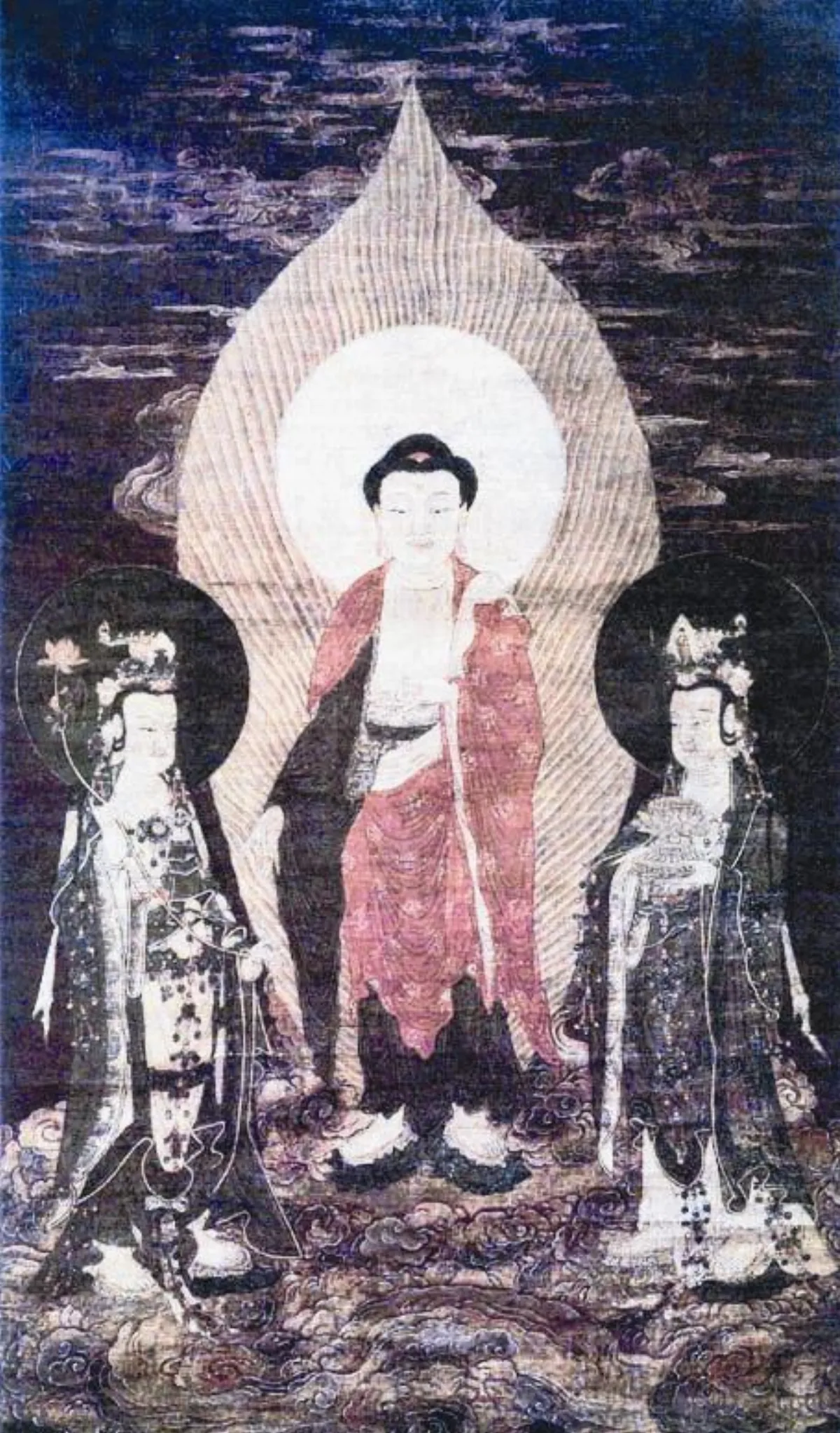 高麗西方三聖圖 美博物館珍藏
