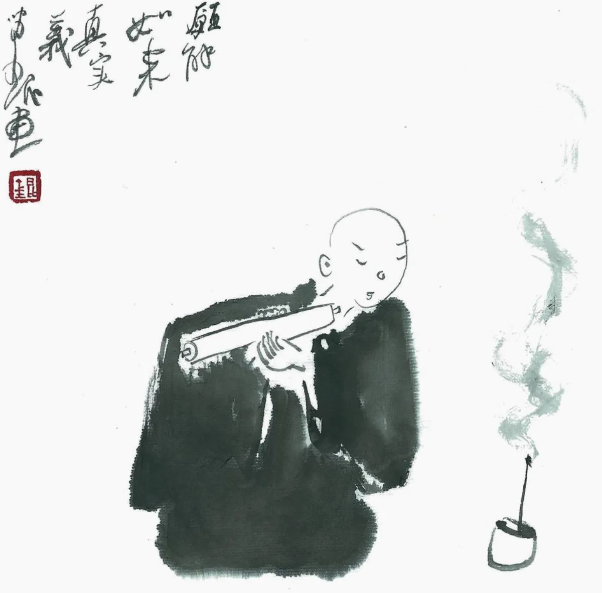 正悠閒著呢！