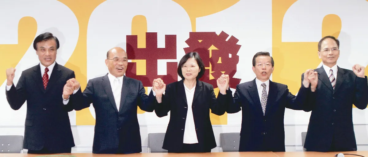 蔡英文競選團隊拍板 4天王就位