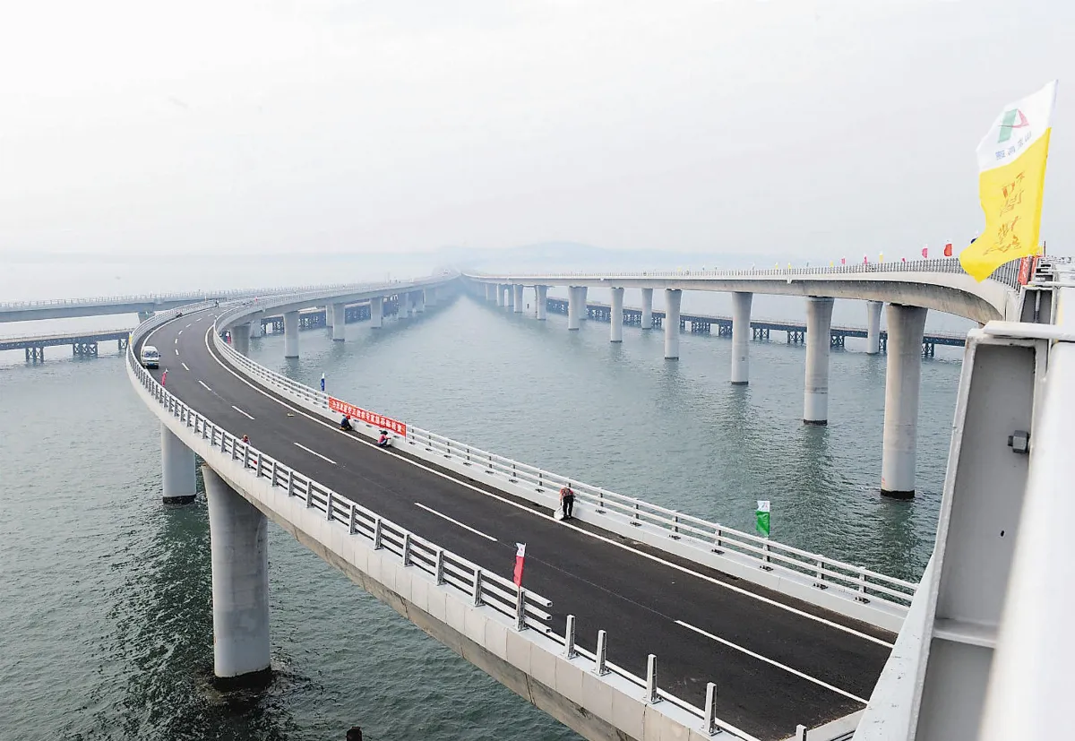 世界最長跨海大橋…在山東
