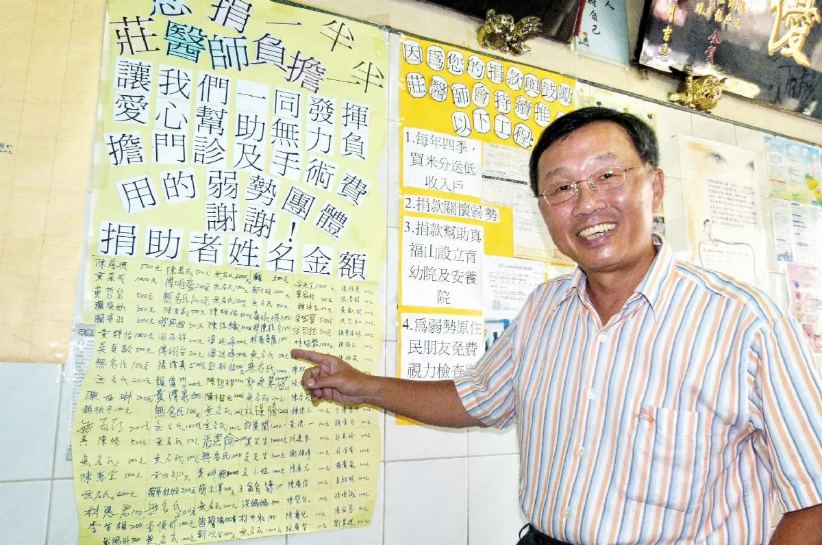 你捐多少我捐多少 醫師病患同獻愛心