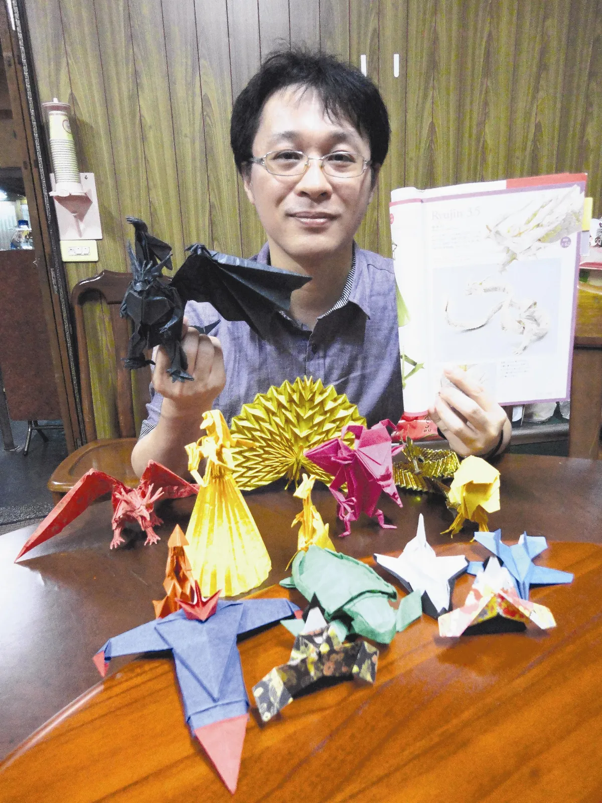 呂弘仁摺紙20年 摺出紙王級作品