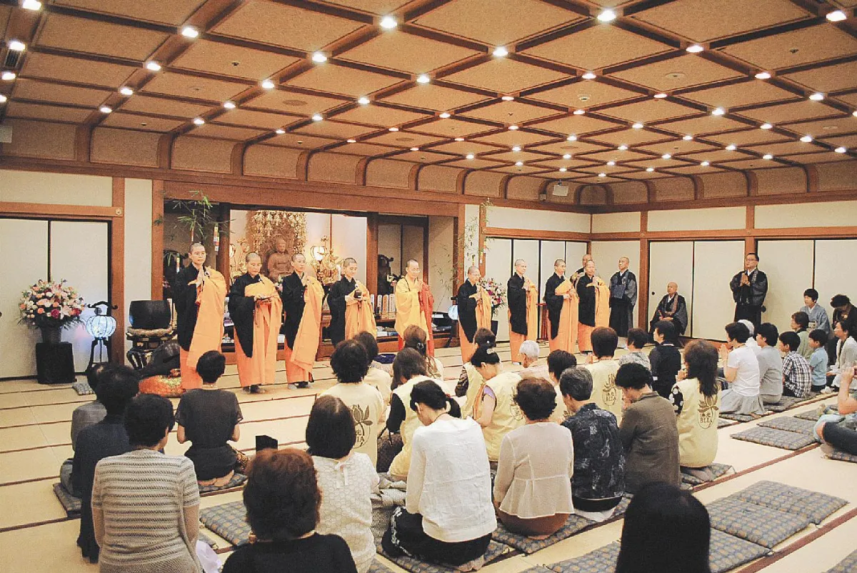 追悼大震災  東京佛光山寺祝禱