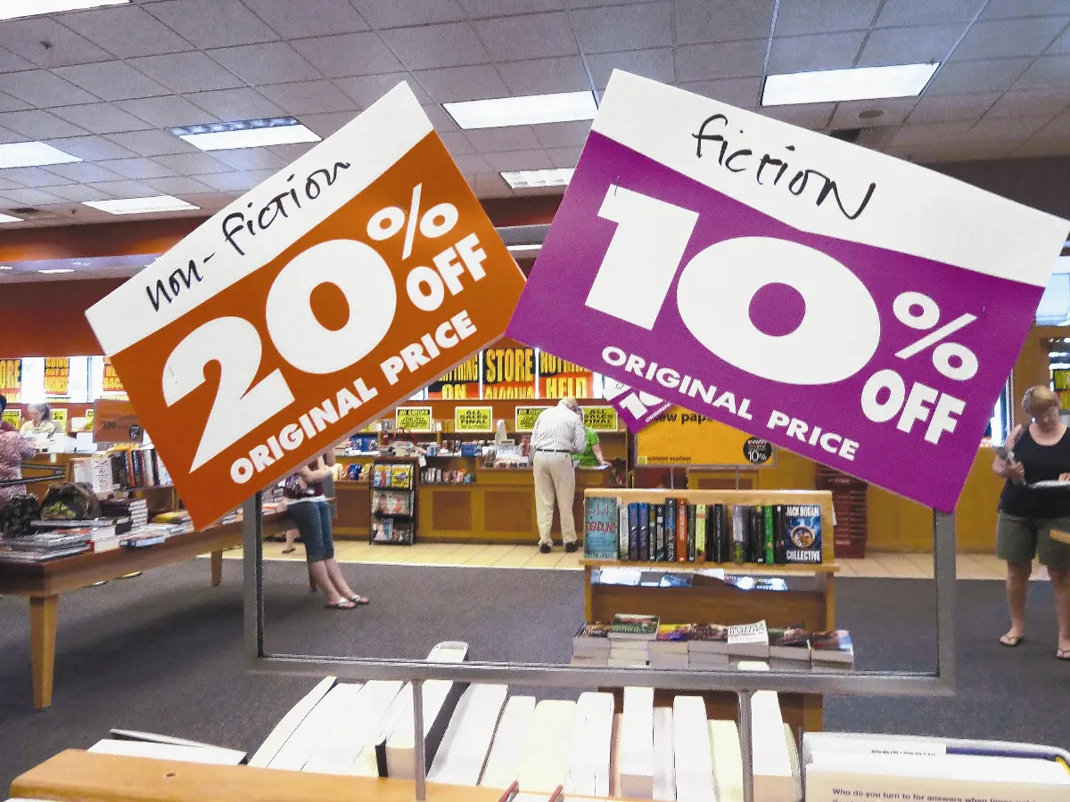 Borders吹熄燈號  書籍大拍賣