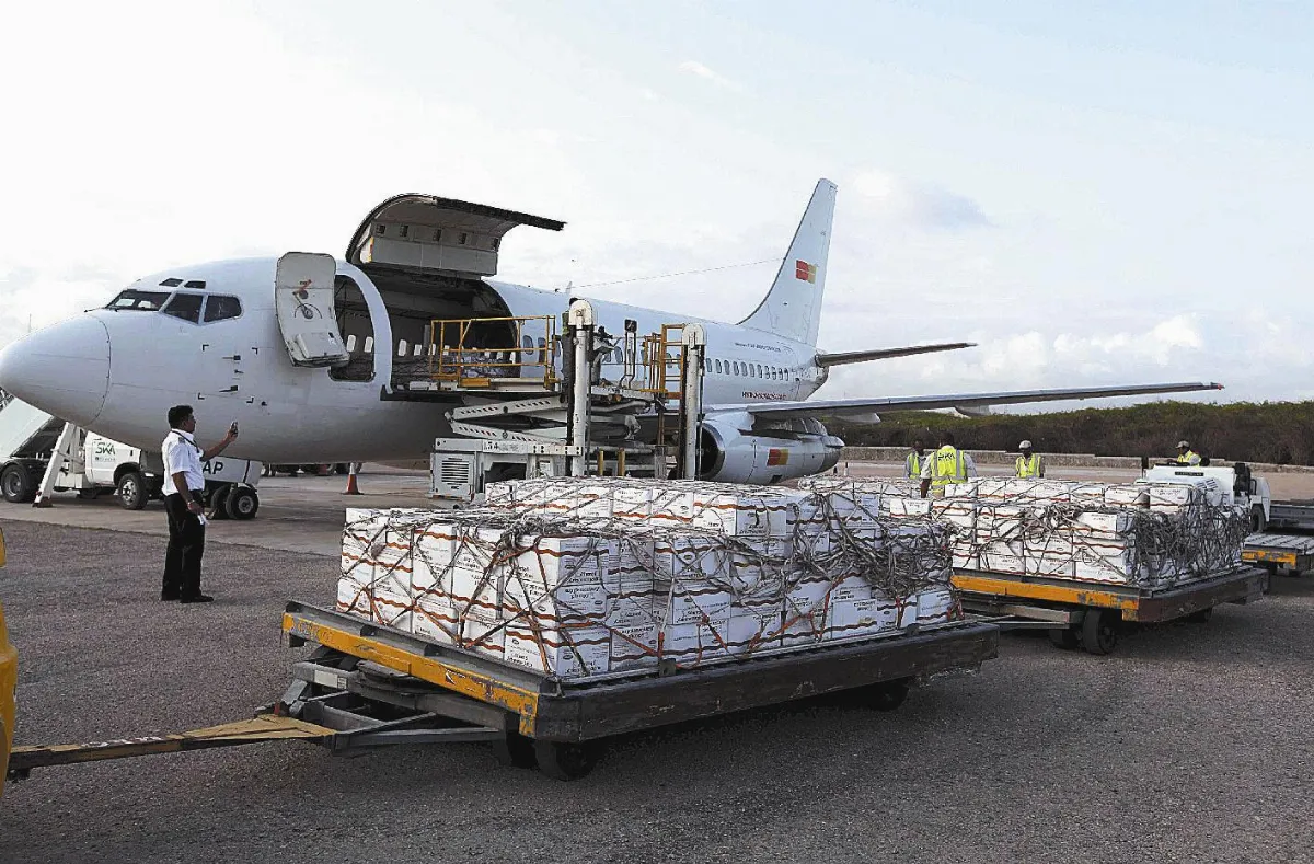 援東非饑荒 首批物資運到