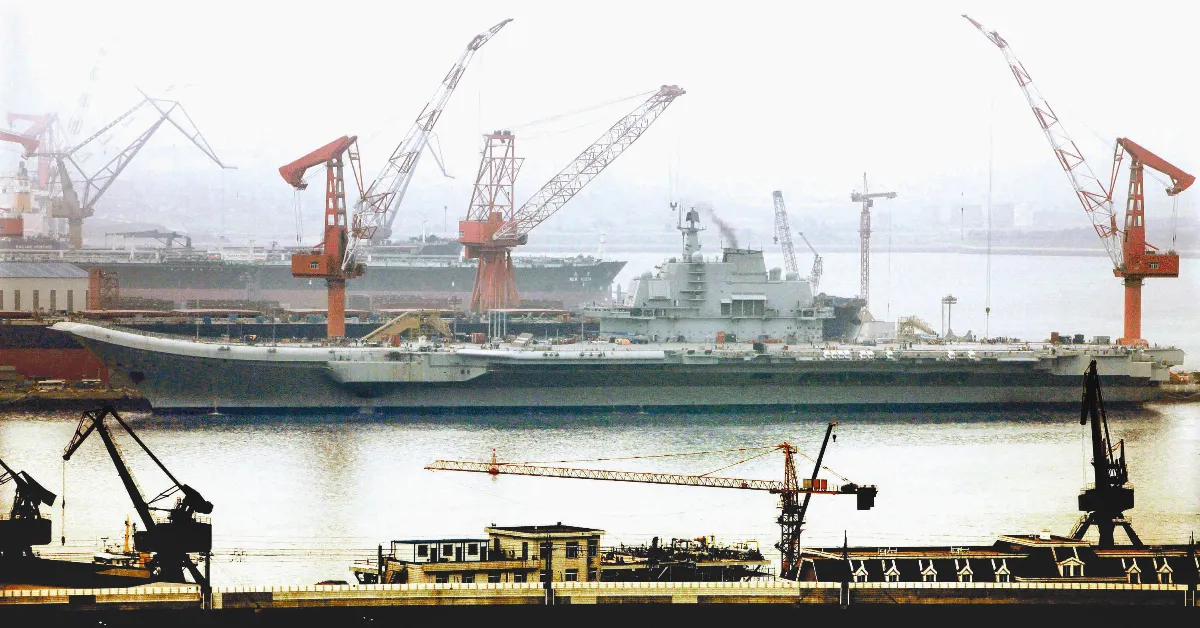 陸首艘航母 試航在即