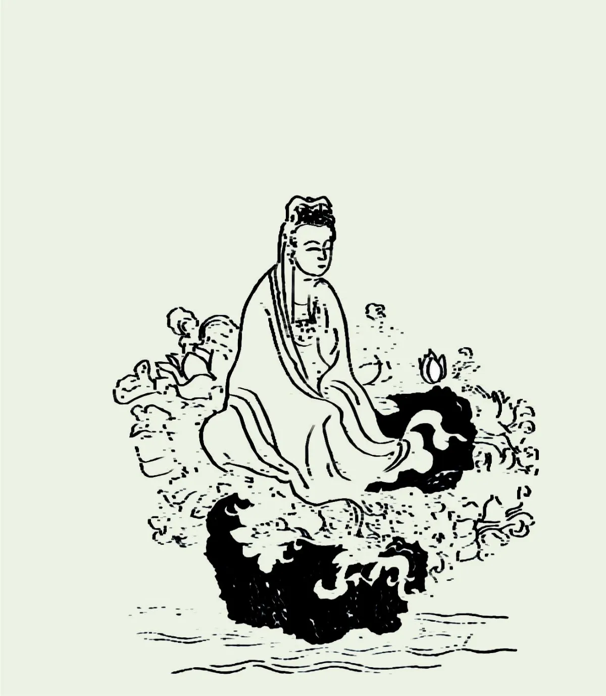 【慈容二十八現】 觀自在菩薩