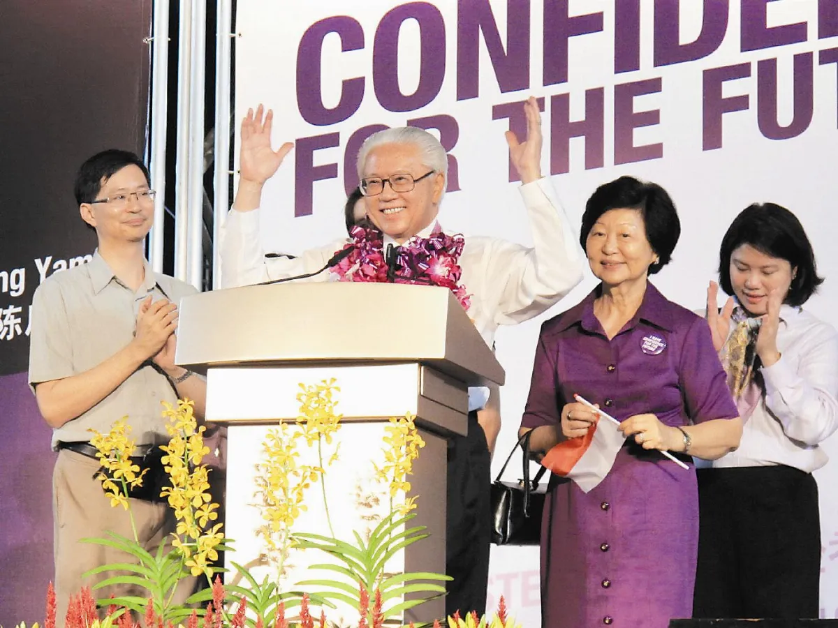 陳慶炎險勝  9.1就任新加坡總統