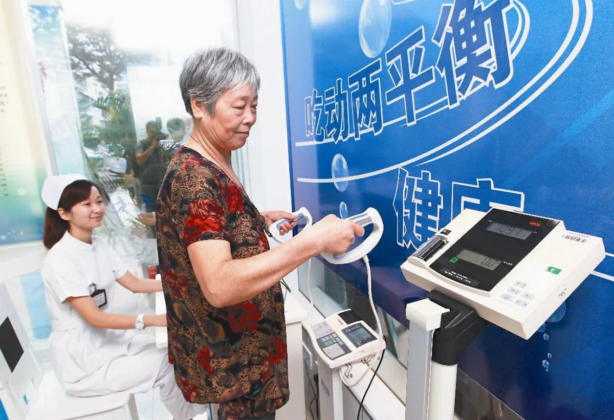 「健康自測小屋」走進上海社區
