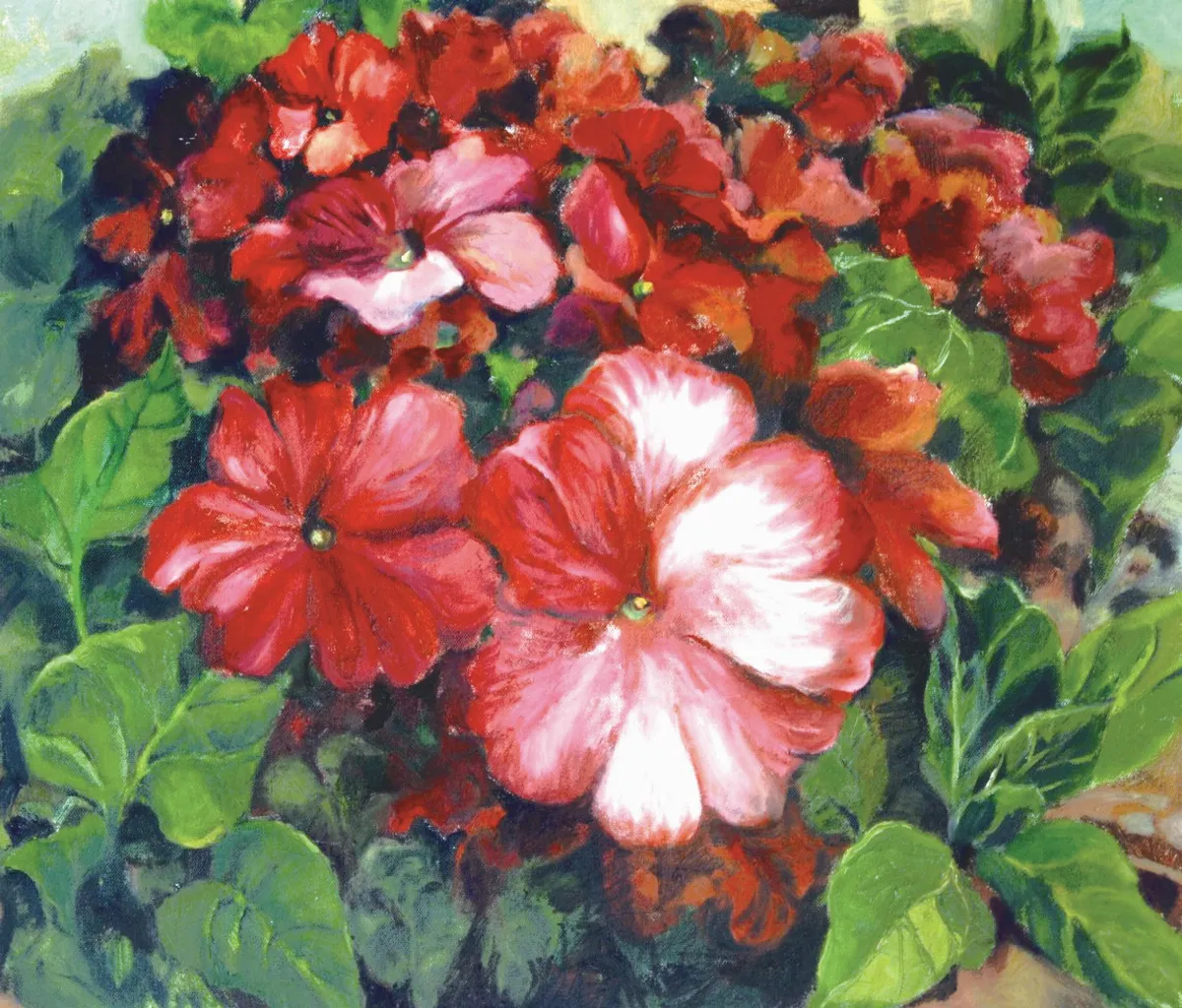 【集夢．圓夢——黃譓丞油畫展】 天竺葵的春天