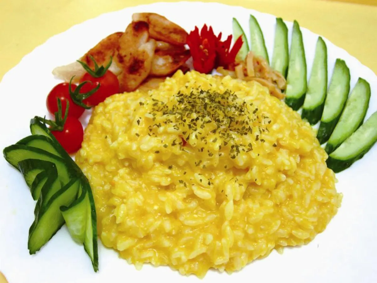 【健康素料理】黃金飯