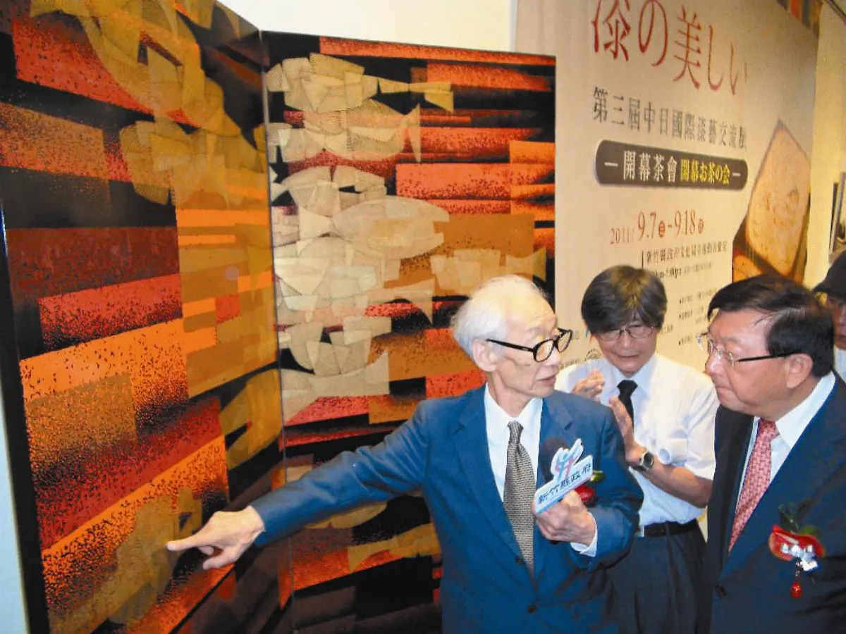中、日漆藝 竹縣美術館開展