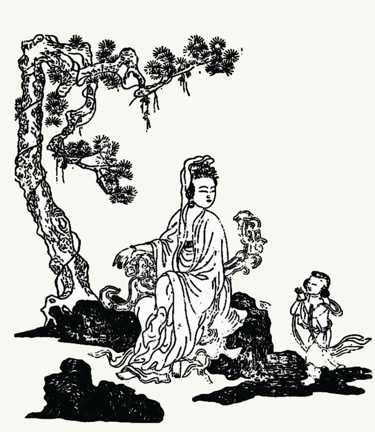 【慈容三十二現】 婆珊婆演底夜神