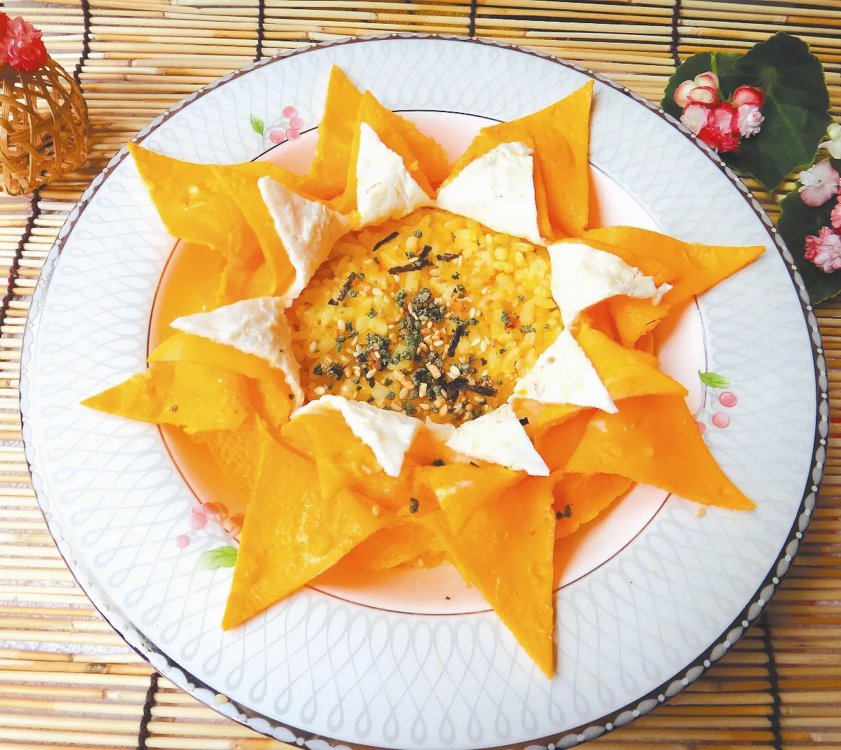 【美味私房料理】浪漫的南瓜花飯