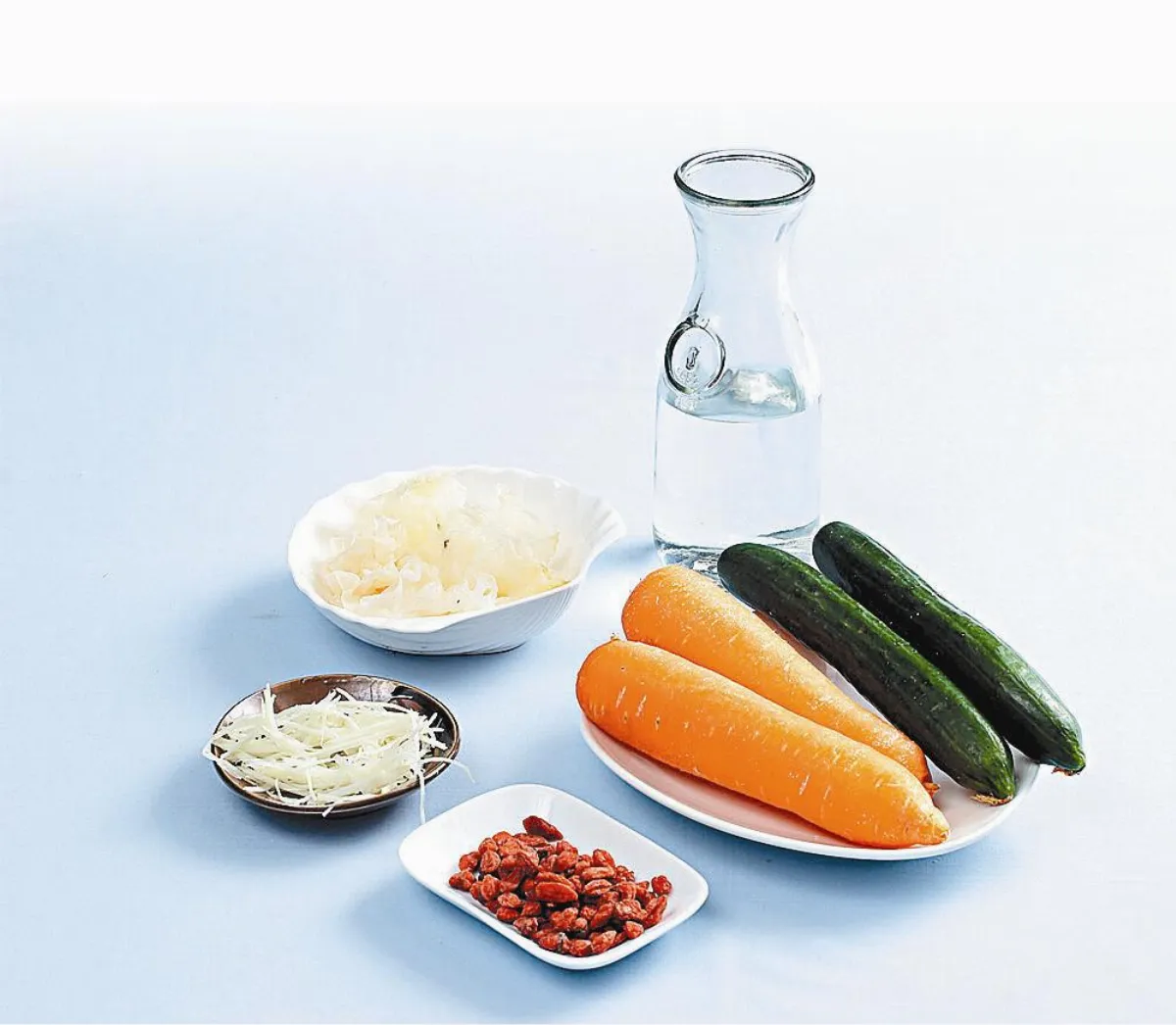 養生鮮蔬  銀耳枸杞炒雙蔬
