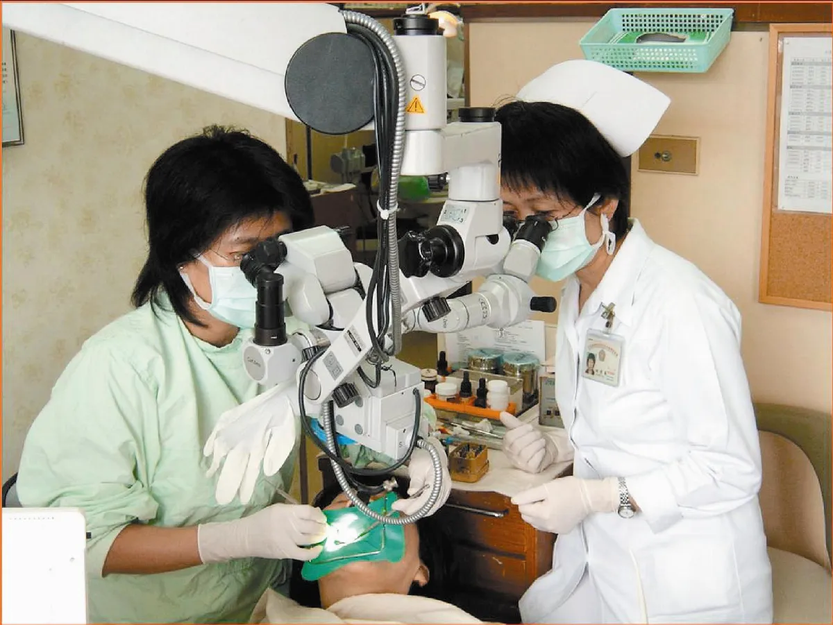 根管治療殘留斷針 顯微手術取出
