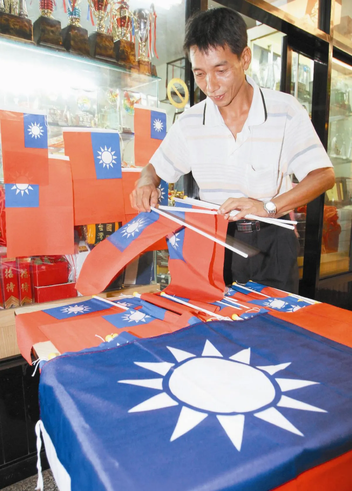 搶國旗商機