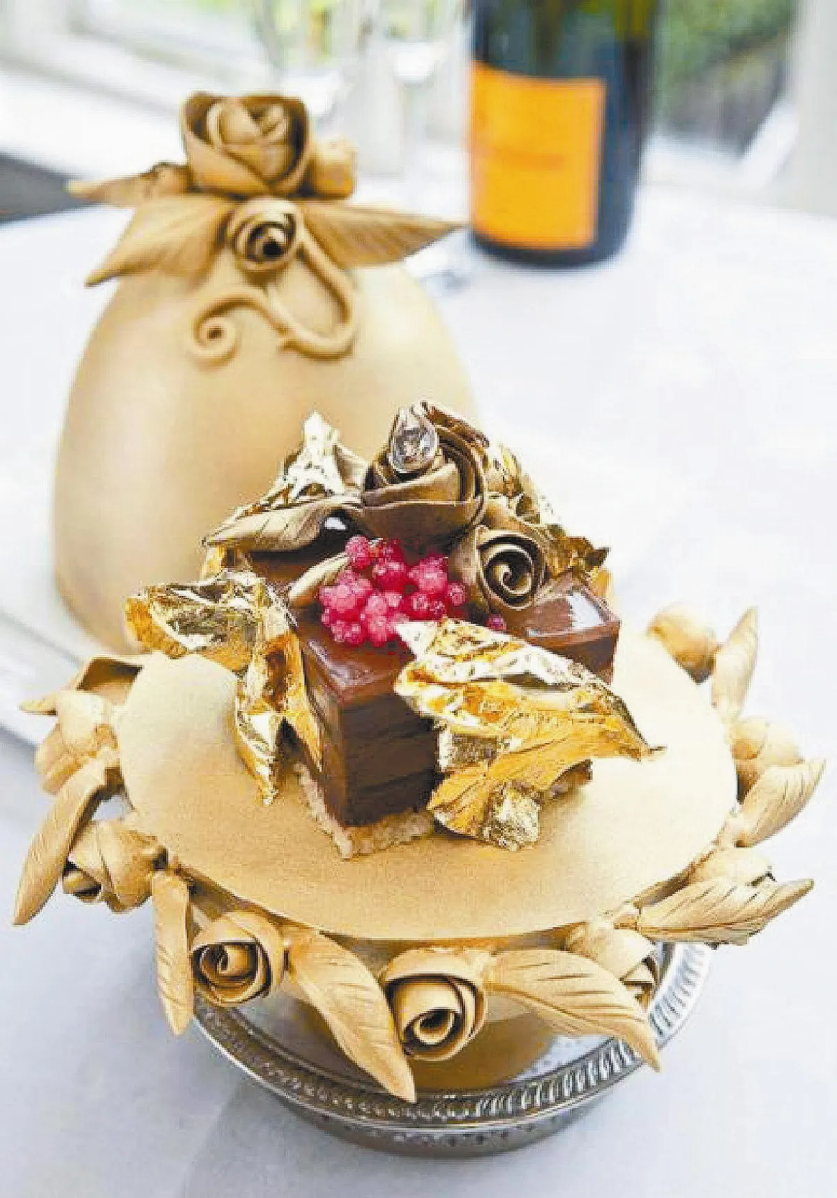 2克拉鑽石+金箔