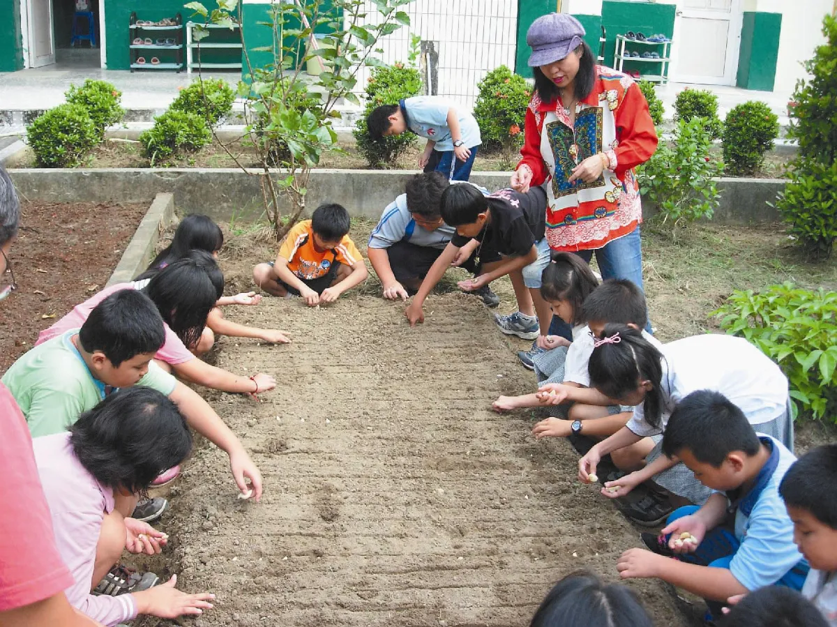 種菜種雜糧 學童體驗草根生活
