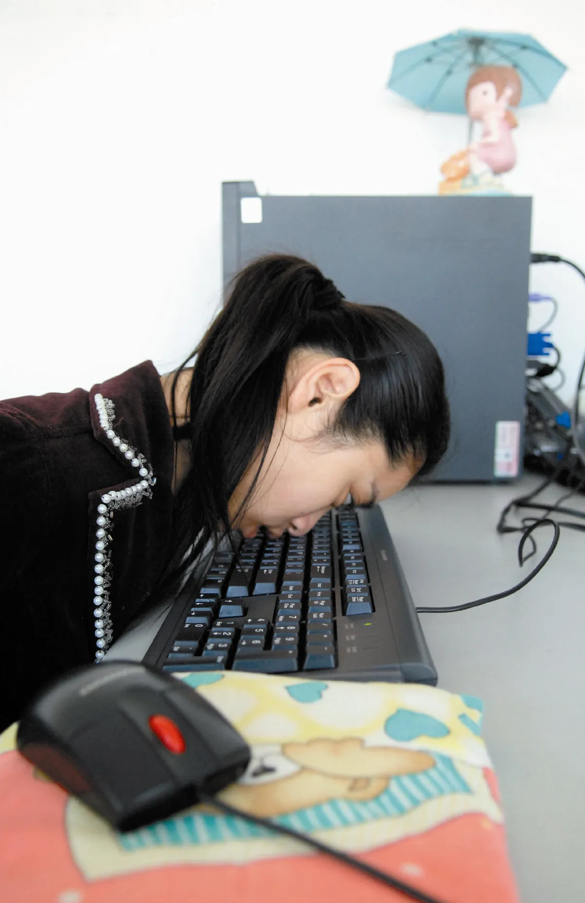 不屈天使 鼻尖打字