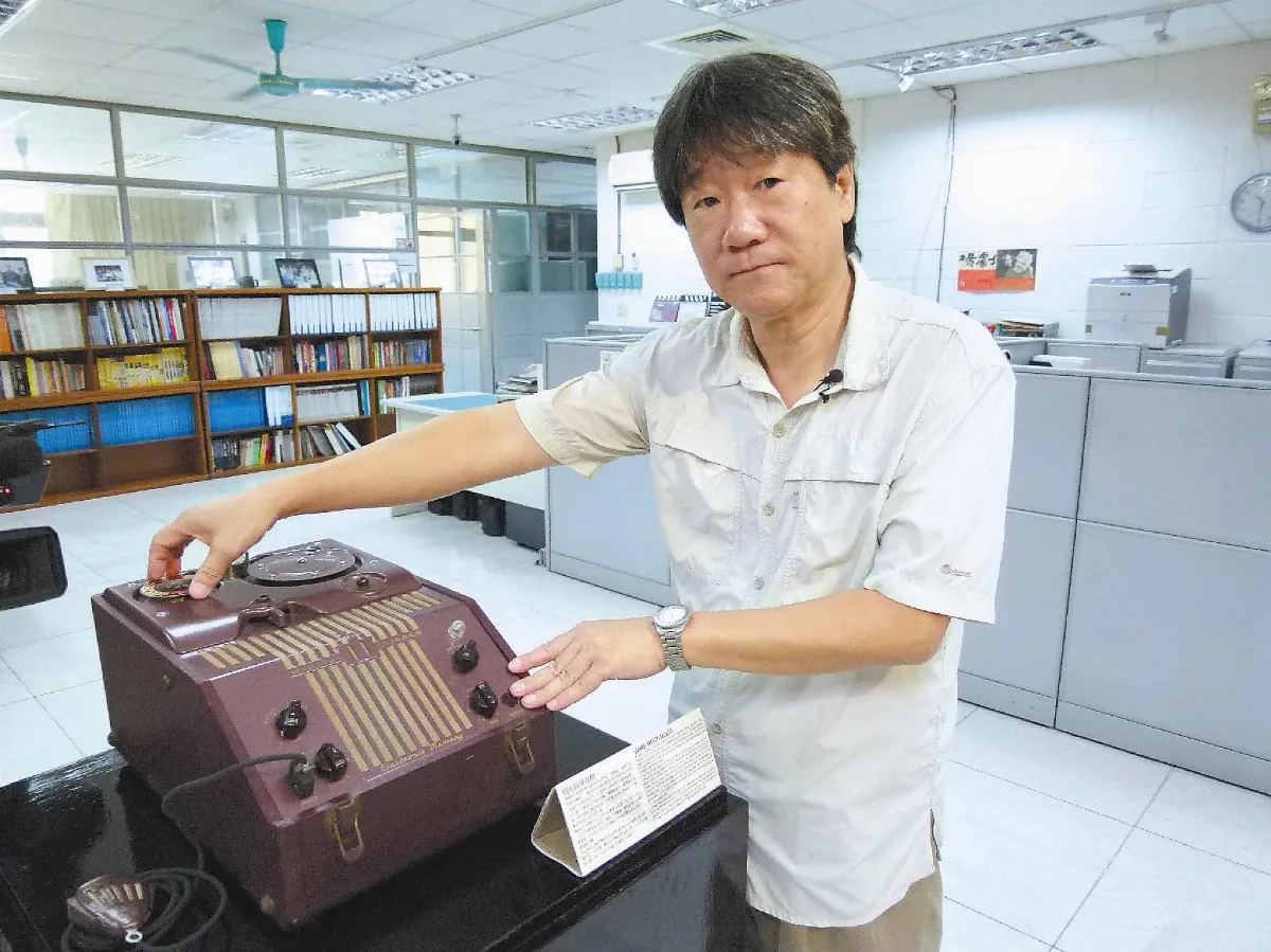 南藝大骨董收音機 用鋼線錄音