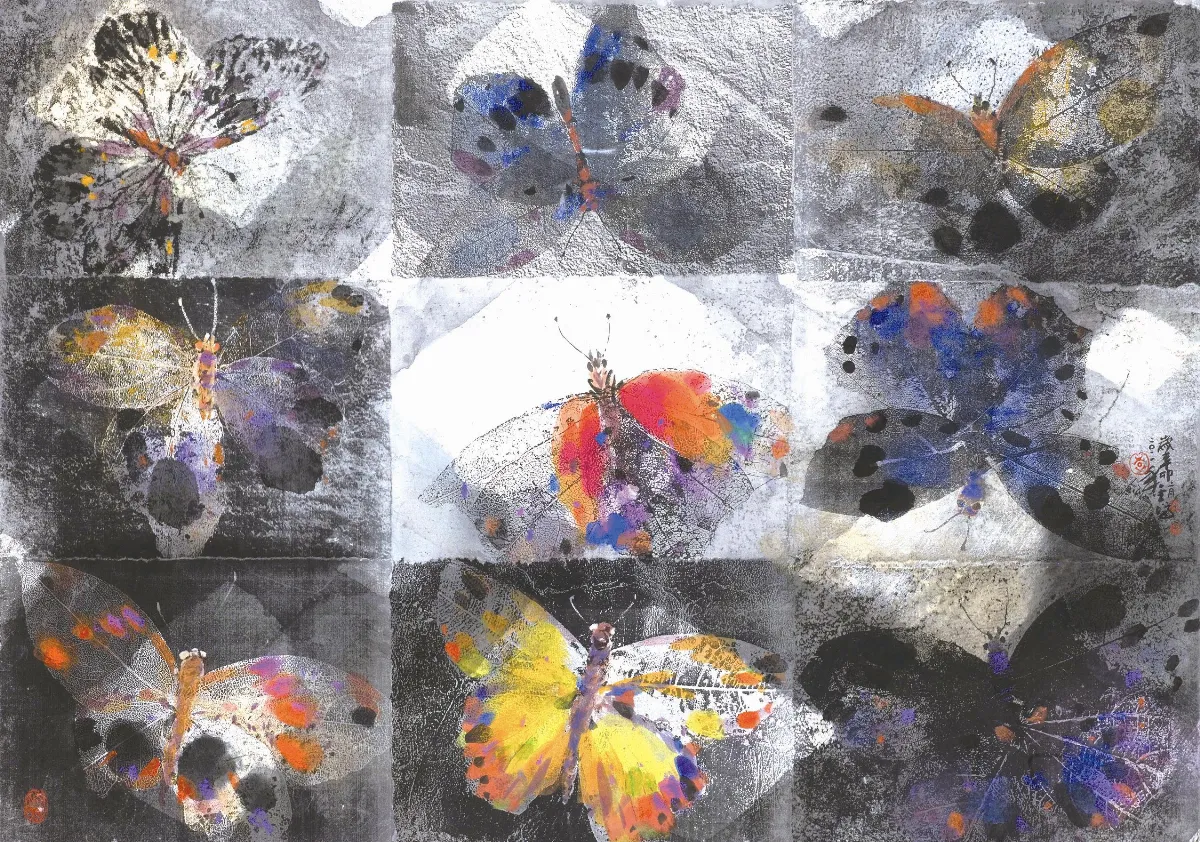 【墨藝陶情】葉蝶