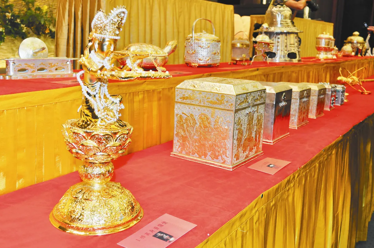 法門寺複製品 震旦集團捐佛館