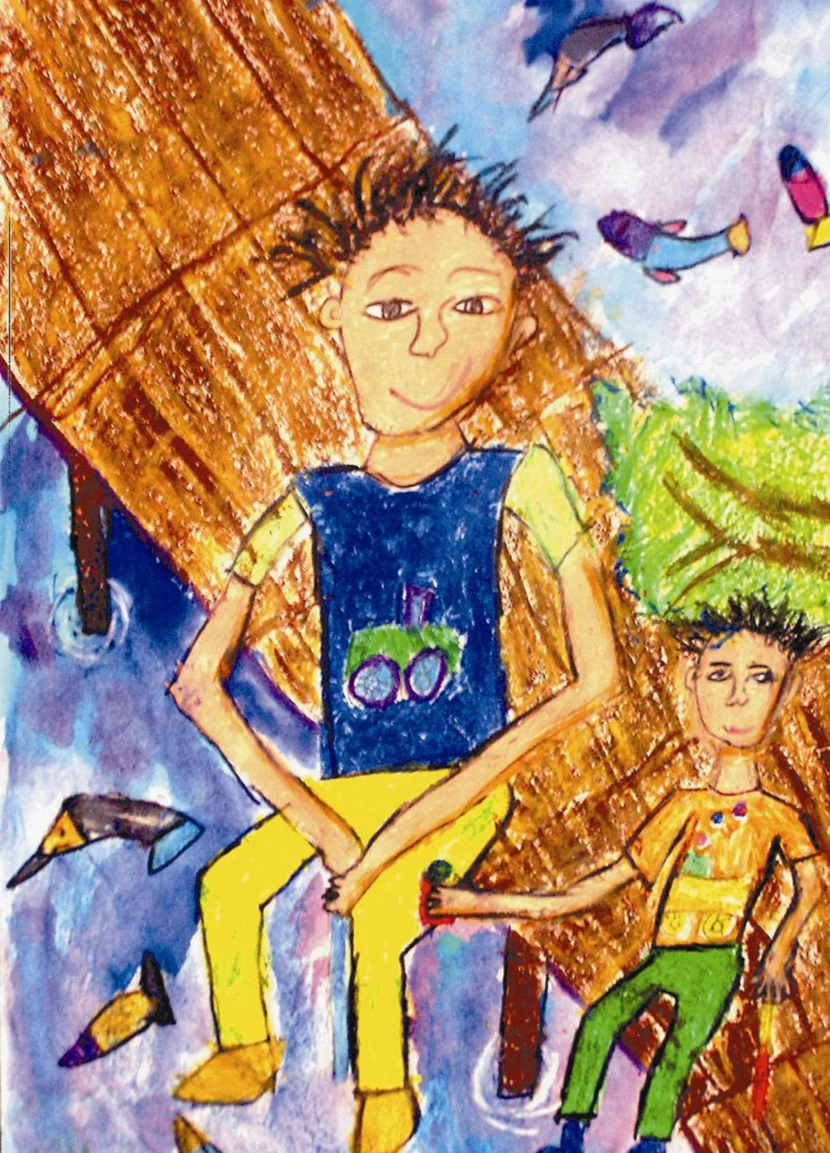 快樂塗鴉簿父親