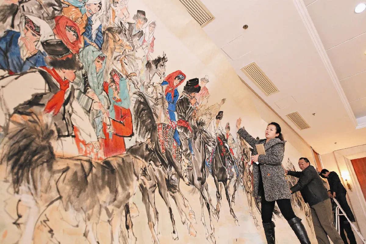 黃胄《叼羊圖》 北京首次現身