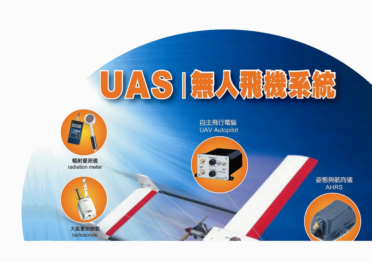 行政院國家科學委員會National  Science  Council補助案勘災攝影多功能   無人飛機 扮要角