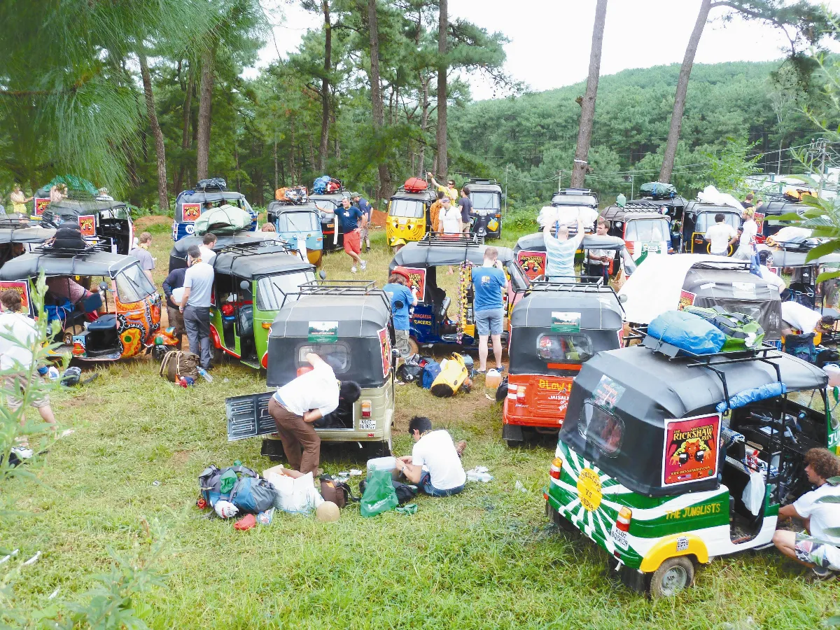 Indian rickshaw rally a ride on the wild side