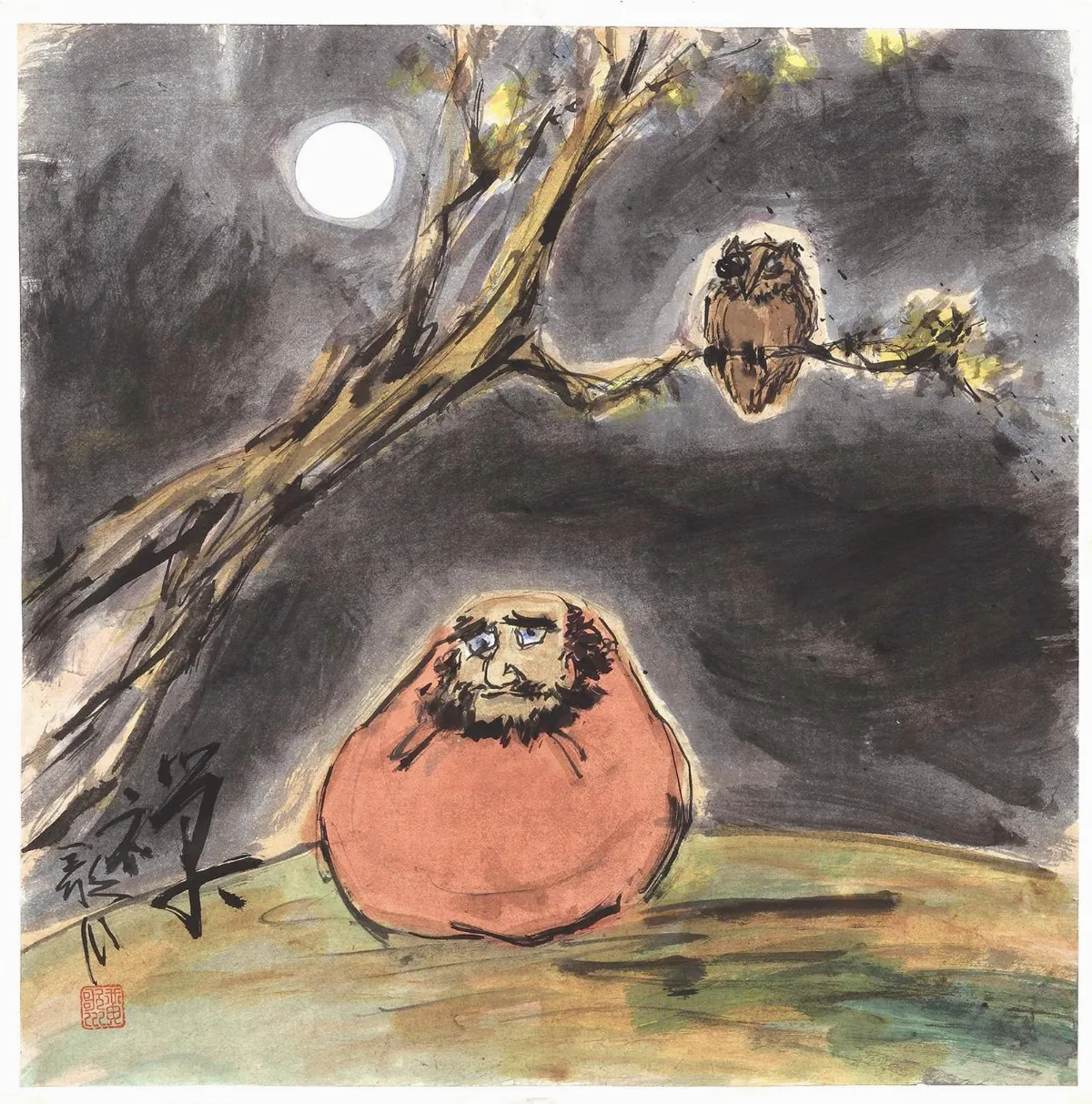 【禪心‧黃歌川達摩作品紀念展】雋永的色彩