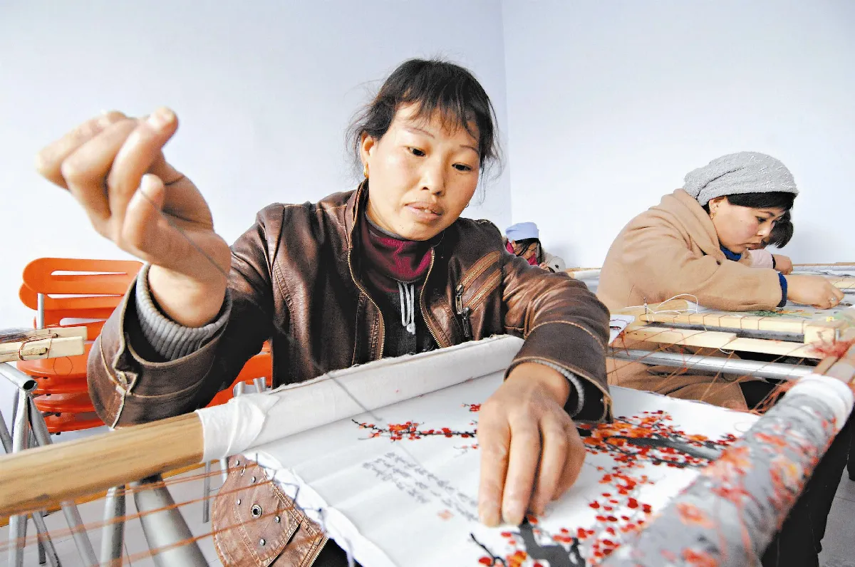 回族刺繡  繡出致富路