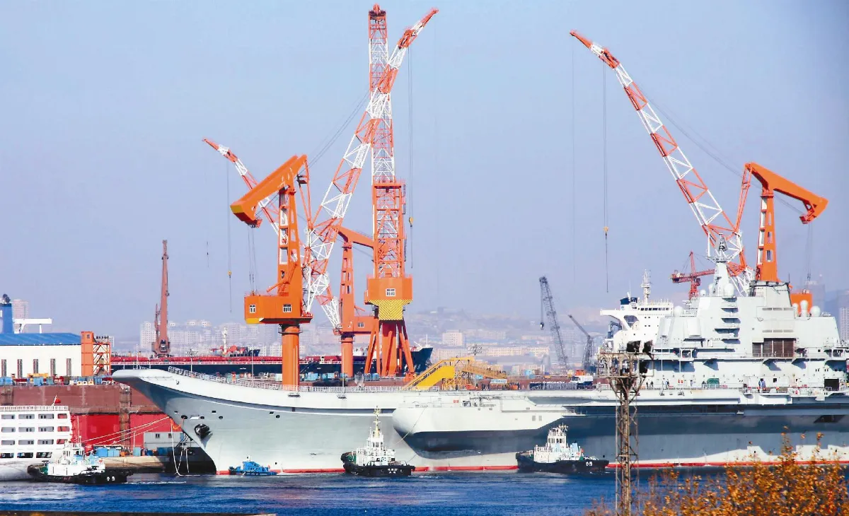 陸航母試航 增加載機測試