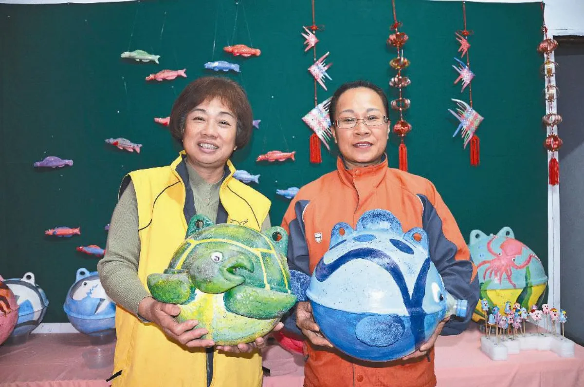 【社區部落格】貝殼浮球 化身藝術品
