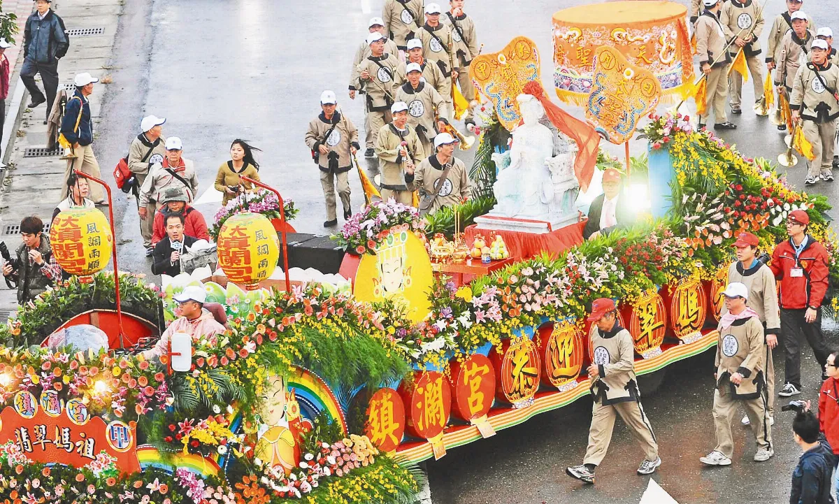 翡翠媽祖抵台