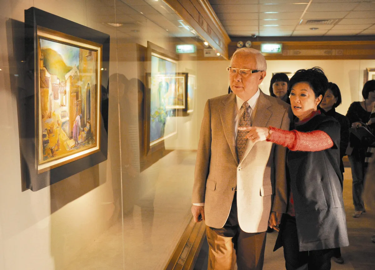 張淑芬油畫巡展 義賣49幅建佛館