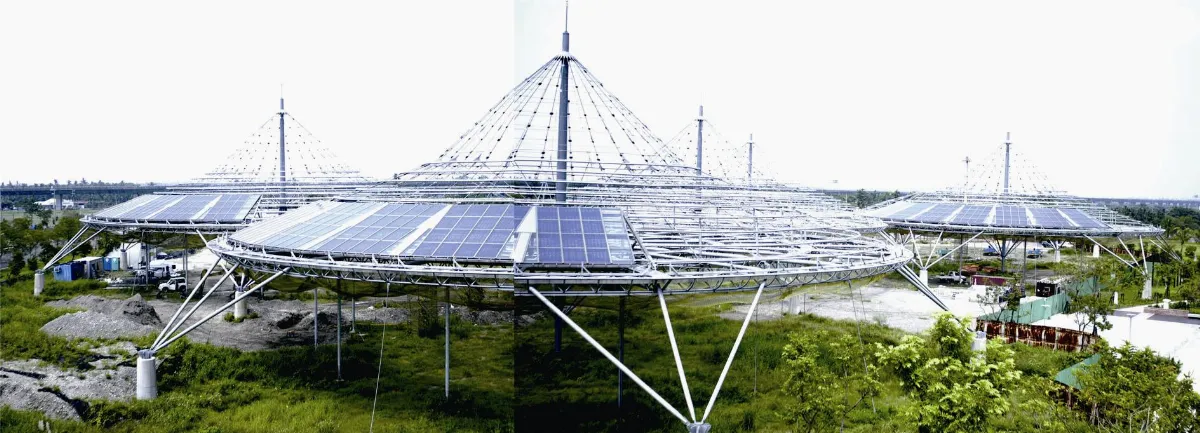 認識太陽光電六堆客家文化園區 太陽光電為大地打傘遮蔭