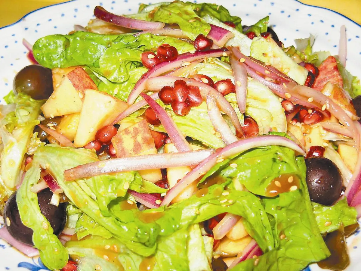 【美味私房料理】石榴蔬果沙拉