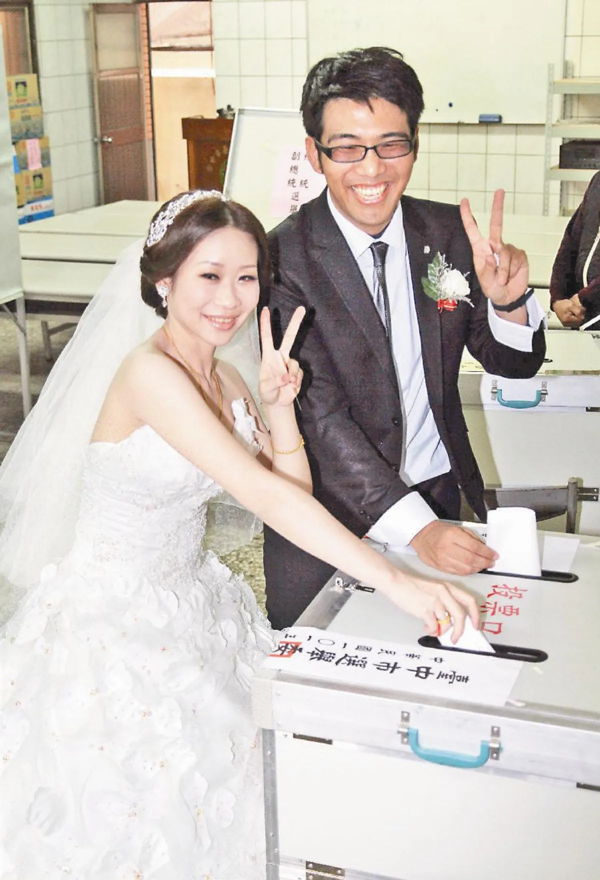 新人披婚紗投票