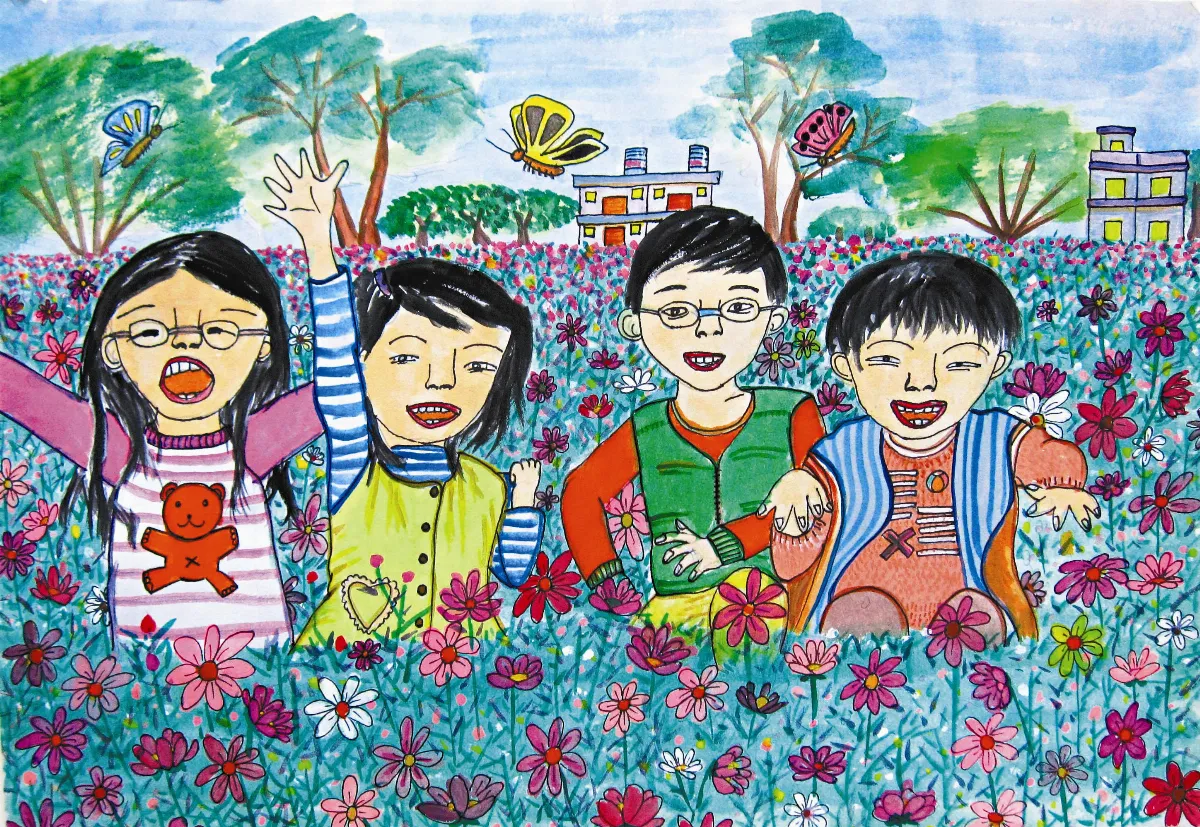 快樂塗 鴉  簿那一年，我們在花田