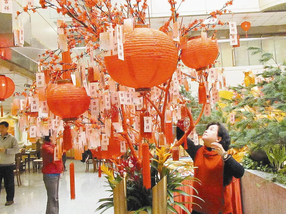 台北道場觀音點燈區 濃濃年味